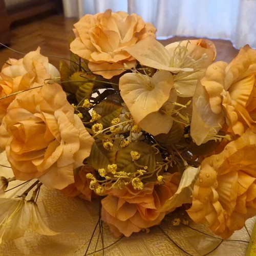 Artificial flowers decorative bouquet 40 cm like new