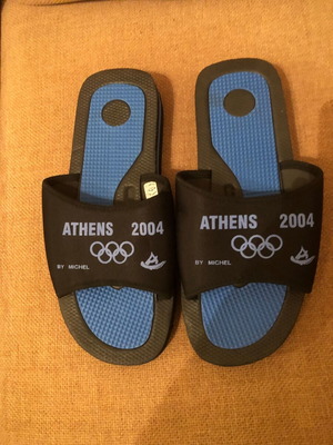 Παντόφλες παραλίας Αθήνα 2004 καινούργιες, συλλεκτικές