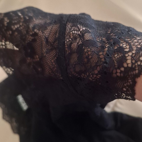 Pieces bodysuit new with lace, size L