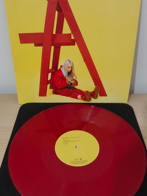 EP Billie Eilish Dont Smile At Me μεταχειρισμένο, κόκκινο βινύλιο, 12 ίντσες