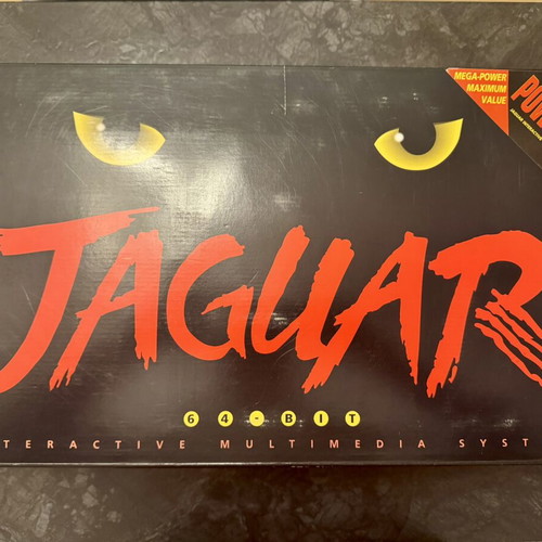 Atari Jaguar 64-Bit Power Kit console like new with manuals and box