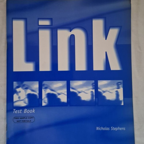 Link Intermediate Test Book by Nicholas Stephens like new