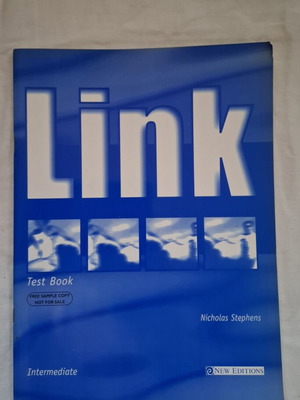 Link Intermediate Test Book by Nicholas Stephens like new