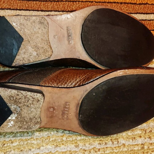 Kenzo elegant shoes like new, size 43, leather and fabric