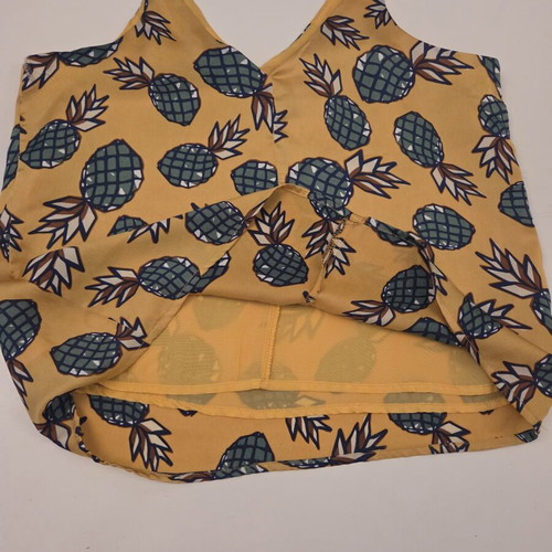 Glamorous Summer Co-Ord Set with Tropical Pineapple Print