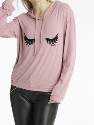 New Hoodie with Eyes and Hood M