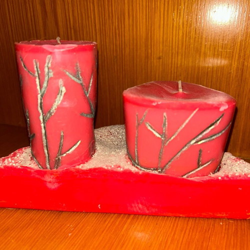 Carved candles new