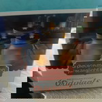  Φωτιστικό LED Βάζο 9x5.5cm με Καπάκι, Λαβή και Εναλλασόμενο χρωματιστό Φως.3 τεμάχια