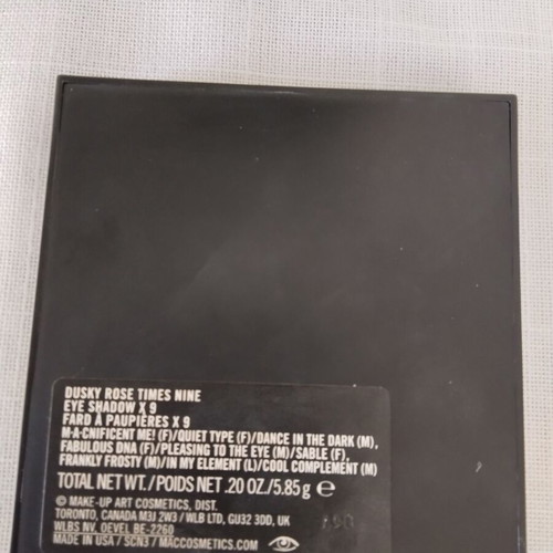 Mac Dusky Rose Times Nine Eyeshadow Palette like new