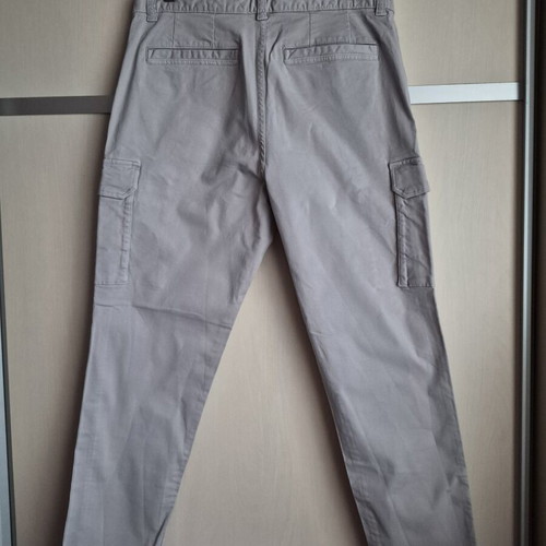 Zara men's cargo pants size M light gray like new