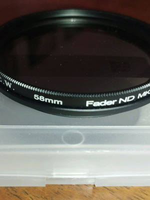 L.C.W. Fader ND MkII 58mm filter like new