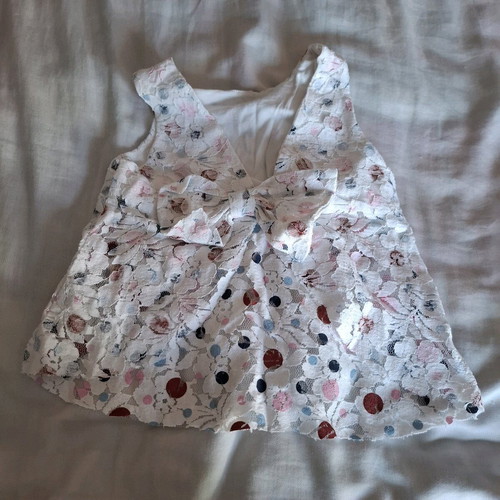 Mandarino children's summer blouse like new, 3 years old with bow