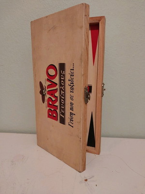 Backgammon collectible box used