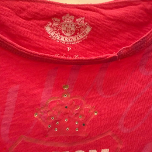 Juicy Couture T-shirt like new, pink, sizes XS and S