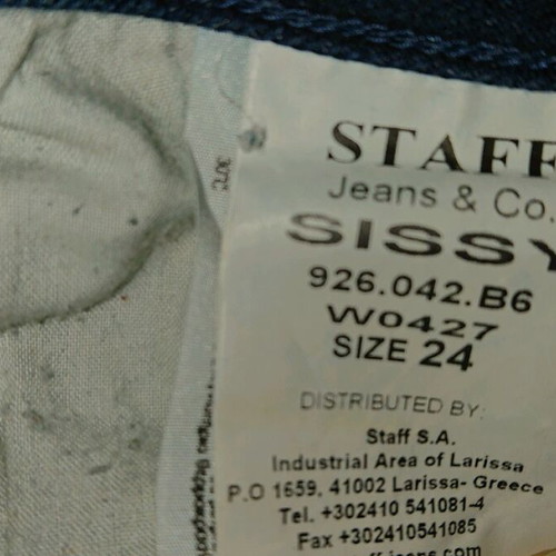 Staff Jeans Pants No24 like new, blue