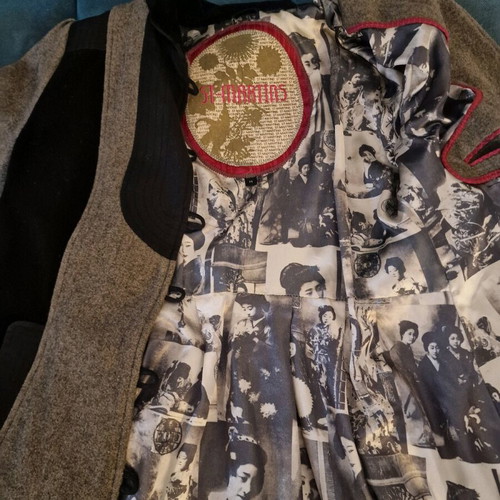 Velvet half coat like new, size M