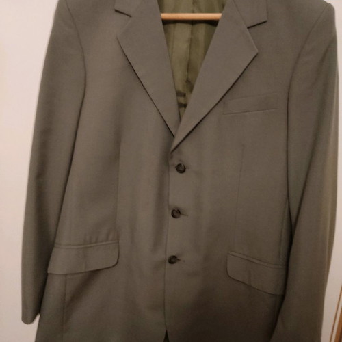 Men's olive jacket used, summer, tailor-made fabric 3A