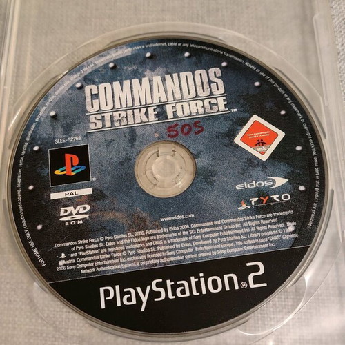 Commandos Strike Force PS2 used in excellent condition