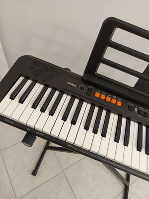 Casio Casiotone CT-S100 keyboard with stand and power supply