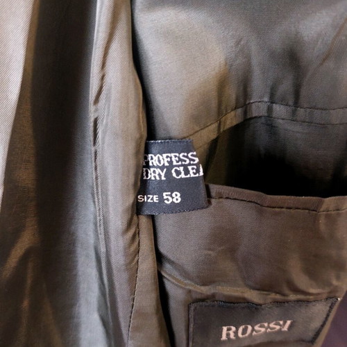 Rossi men's jacket size 58 used, dark green