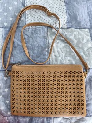 Summer crossbody bag Achilleas Accessories like new, beige and brown