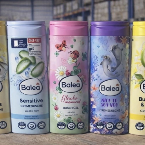 Balea Shower Gel Set New 5x300ml Various Scents