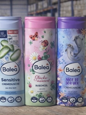 Balea Shower Gel Set New 5x300ml Various Scents