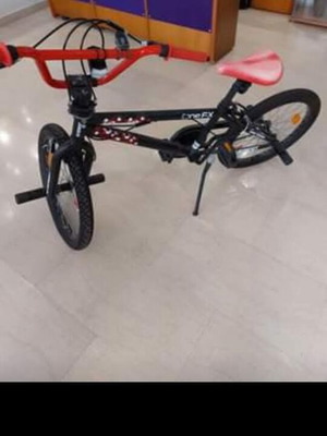 Ποδήλατο BMX, κόκκινο, 20 ιντσών, μπροστινή ανάρτηση