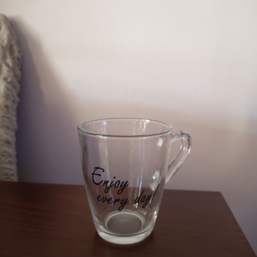 Set of 2 Enjoy Every Day Glasses like new
