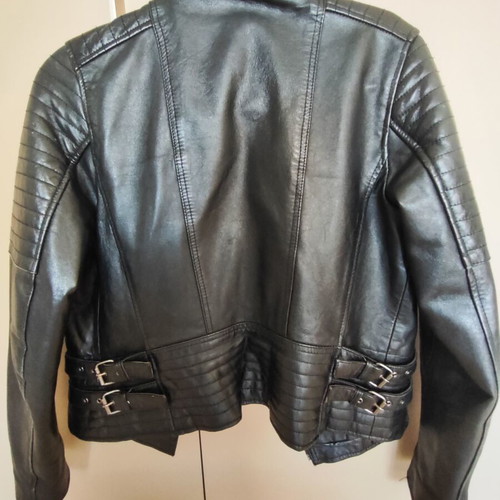 Barney's original leather jacket used, black, size M