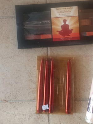 Σετ αρωματικά κεριά και sticks αρωματοθεραπείας για χαλάρωση, καινούργιο