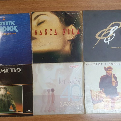 LP records used, pack of 67, 12 inch