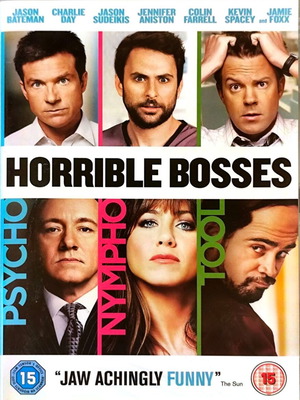 Horrible Bosses DVD comedy movie, sealed, English subtitles