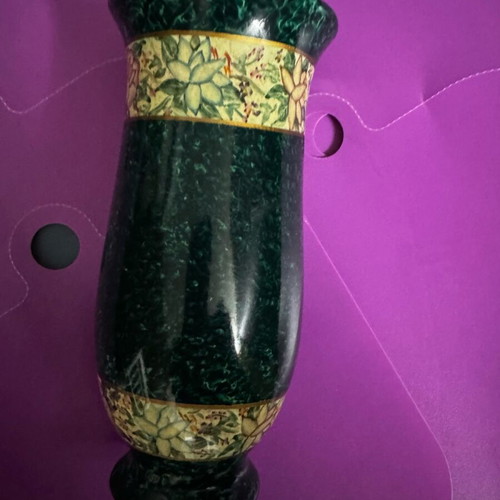 Vase with flowers vintage used