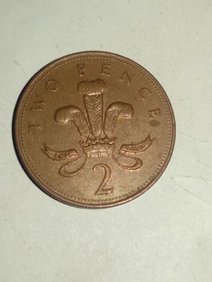 2 Pence Coin 2001 used, United Kingdom