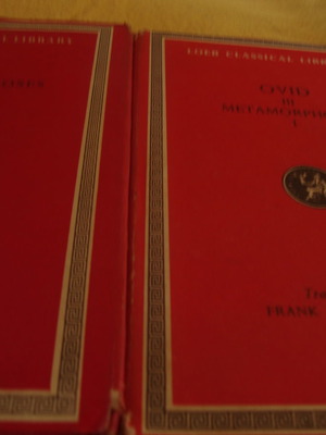Ovid Metamorphoses Loeb Classical Library set like new