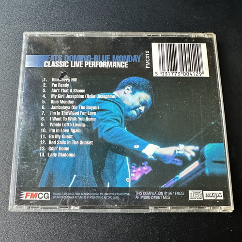 Fats Domino Blue Monday Classic Live Performance CD