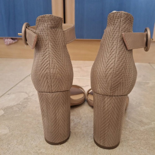 Exe sandals with thick heel, size 37, beige, used