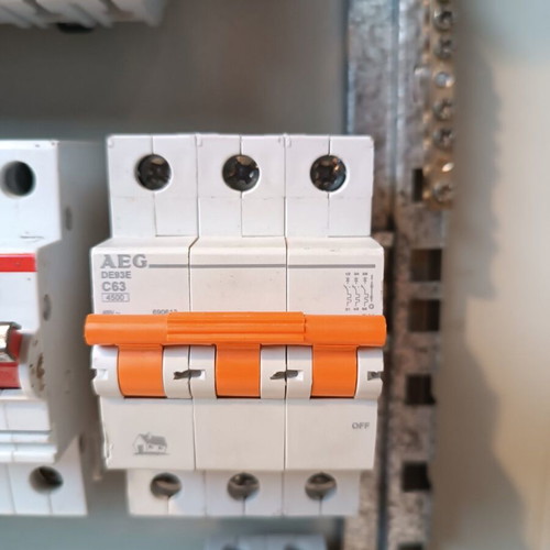 Metal Electrical Panel Three-Row Used