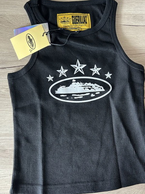 Corteiz tank top women’s new, size medium, black