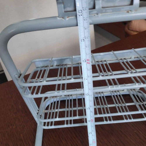 Orly metal tabletop stand with 36 slots for nail polishes used