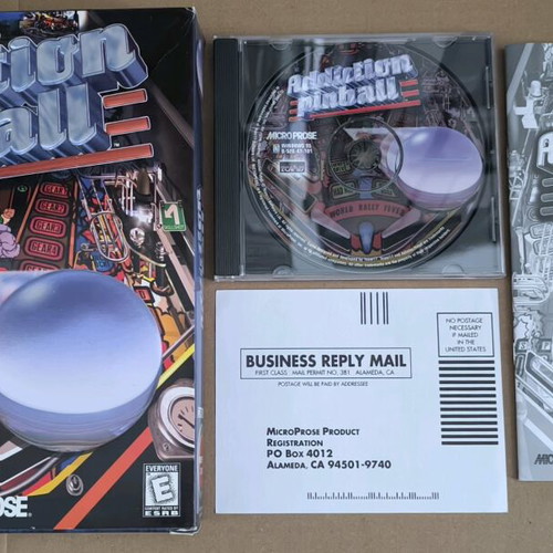Addiction Pinball PC CD-ROM like new, Big Box
