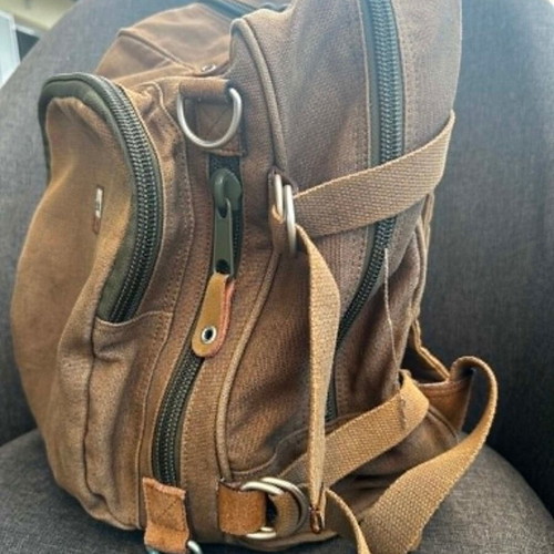 Backpack hemp type like new, durable and eco-friendly fabric