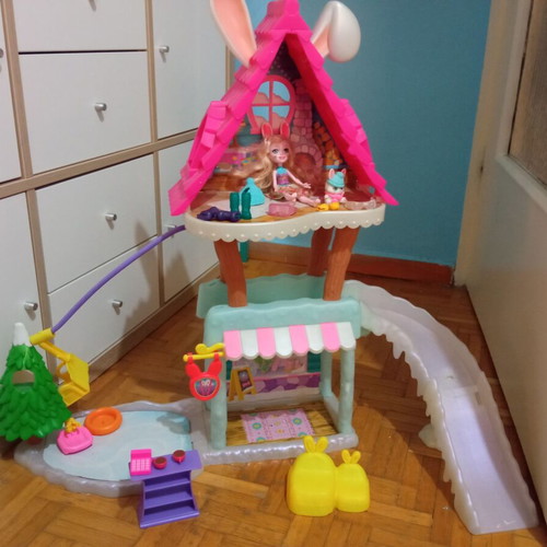 Enchantimals complete collection of houses and dolls used