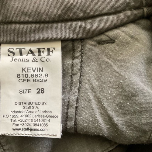 Staff men's pants used, gray, size S
