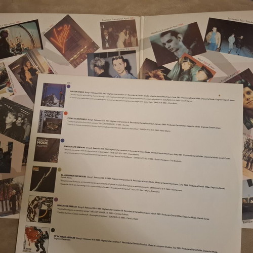 Depeche Mode The Singles 81-85 vinyl record gatefold