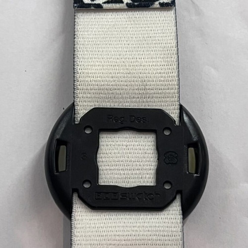 Swatch Pop Fire Works watch, black and white, women's