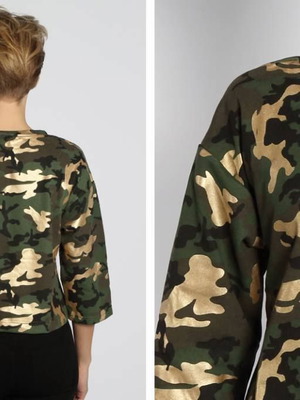 Sixth June women's top new, sizes S M L, black and green