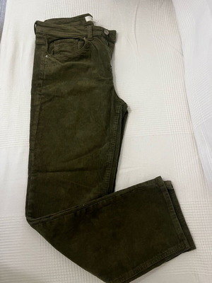 Corduroy pants khaki Zara like new