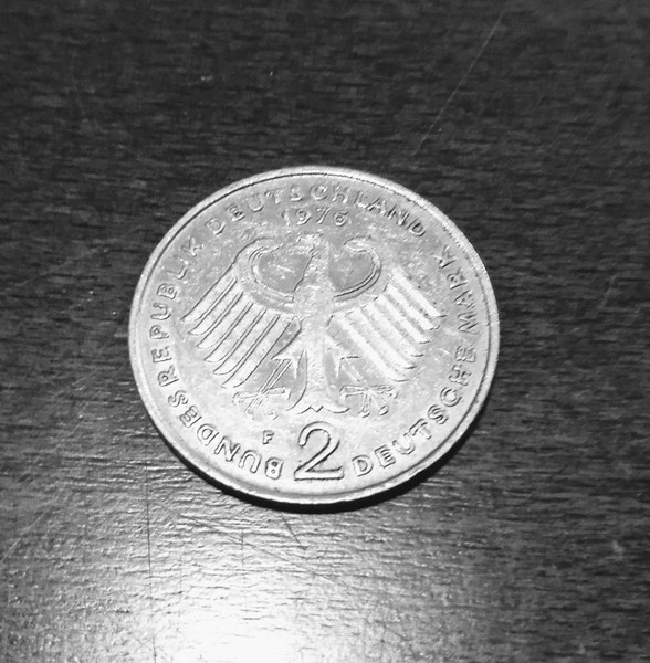  germaniko nomisma 2 markon 1976